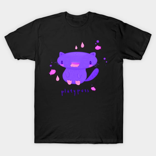 platypuss T-Shirt by moonlitdoodl